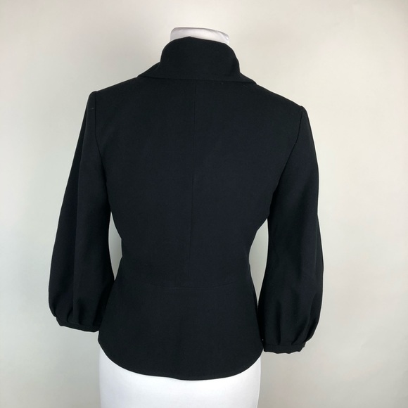 Cabi Sz 4 Abbott Peplum Blazer Jacket 3/4 Sleeves - Picture 4 of 7